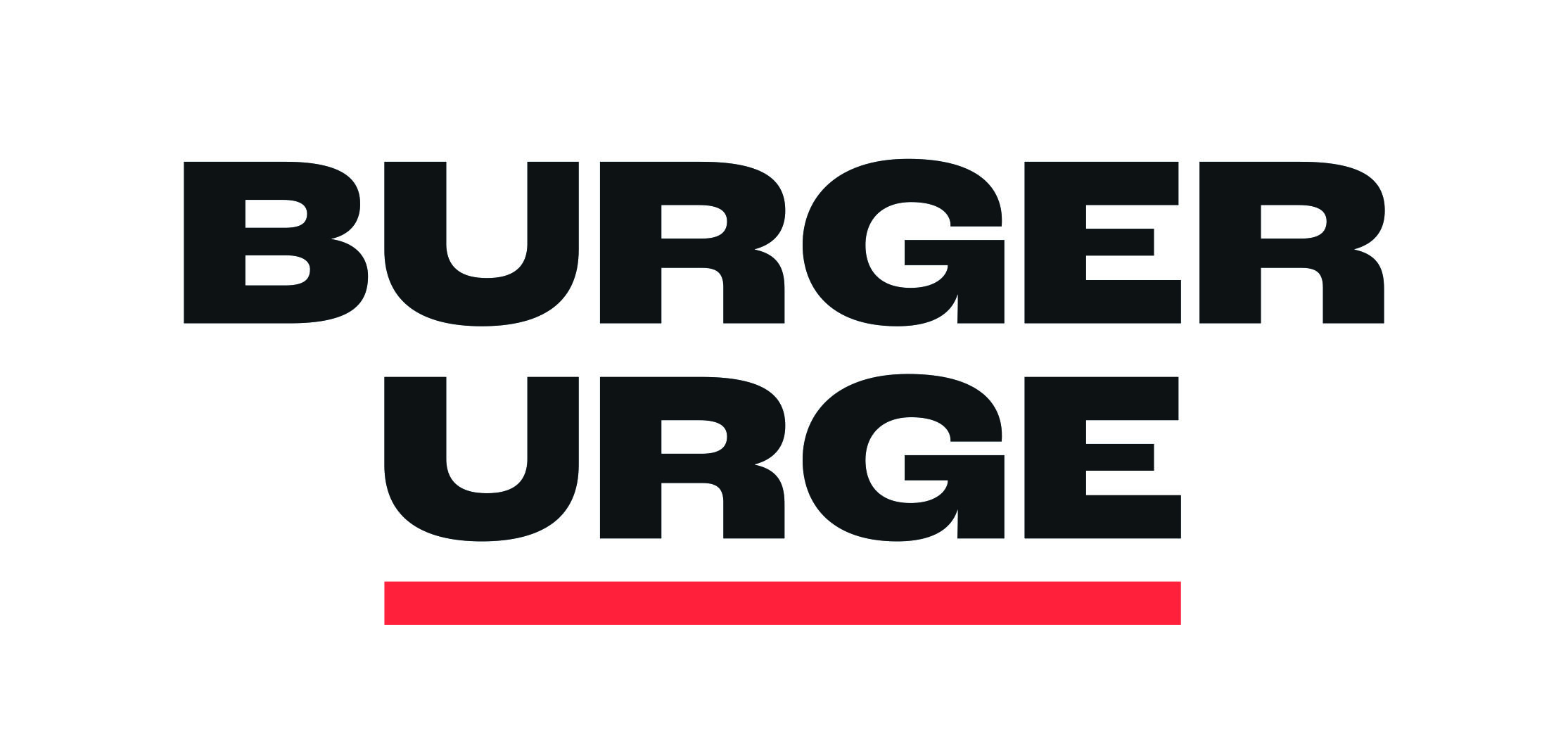 Burger Urge Stacked Logo CMYK